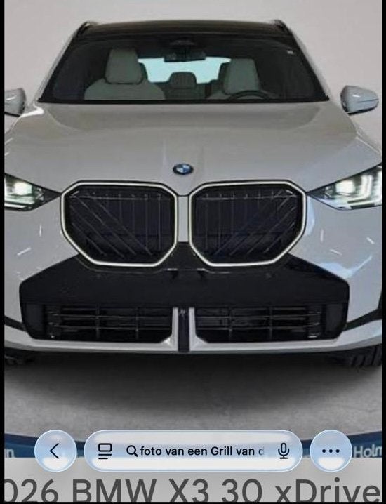 BMW GRIL X3 30/30e, Ophalen, Voor, Nieuw, Bumper
