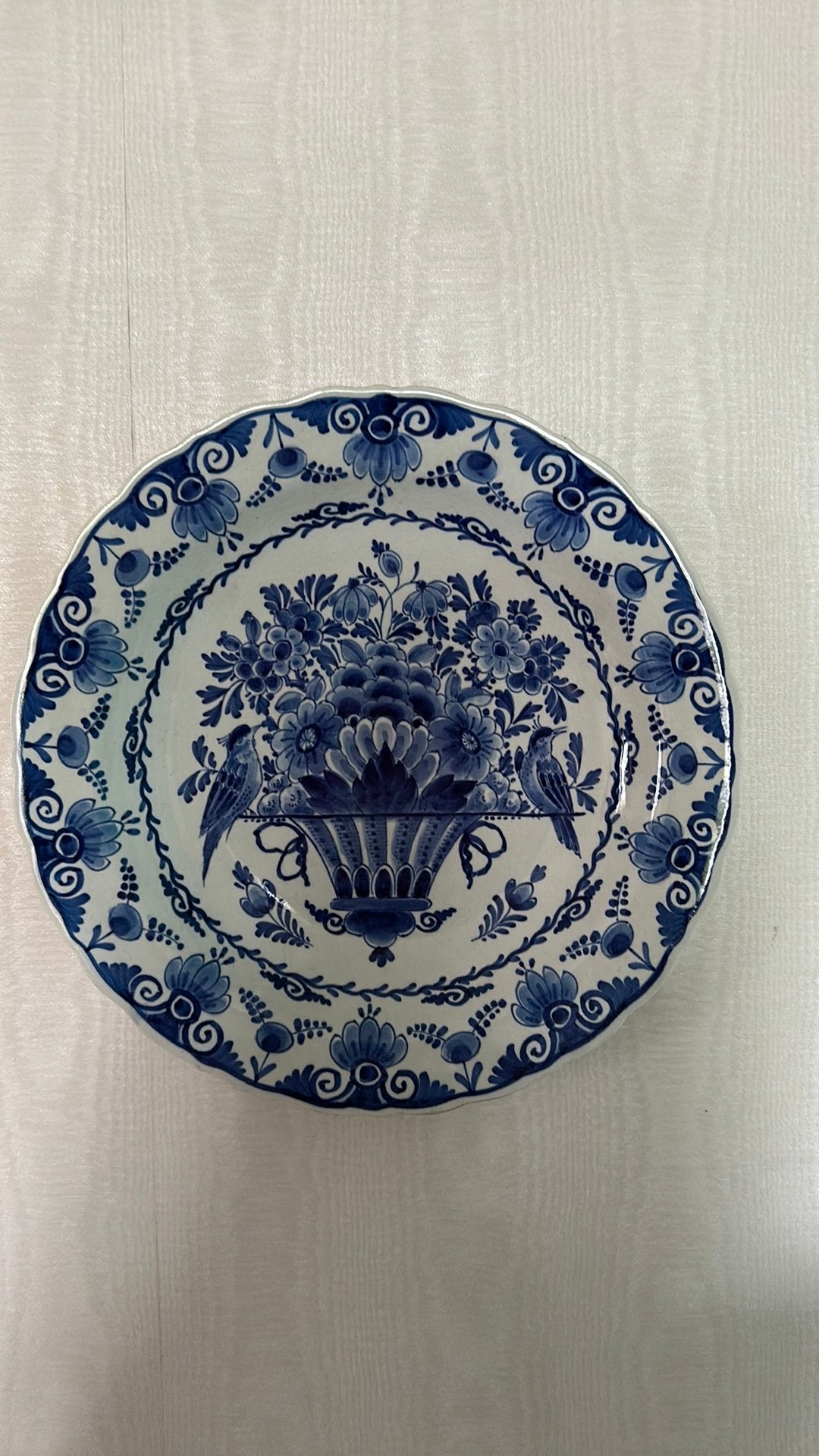 Origineel Delfts Blauw Jubileumbord Royal Delft (1653-1953), Ophalen