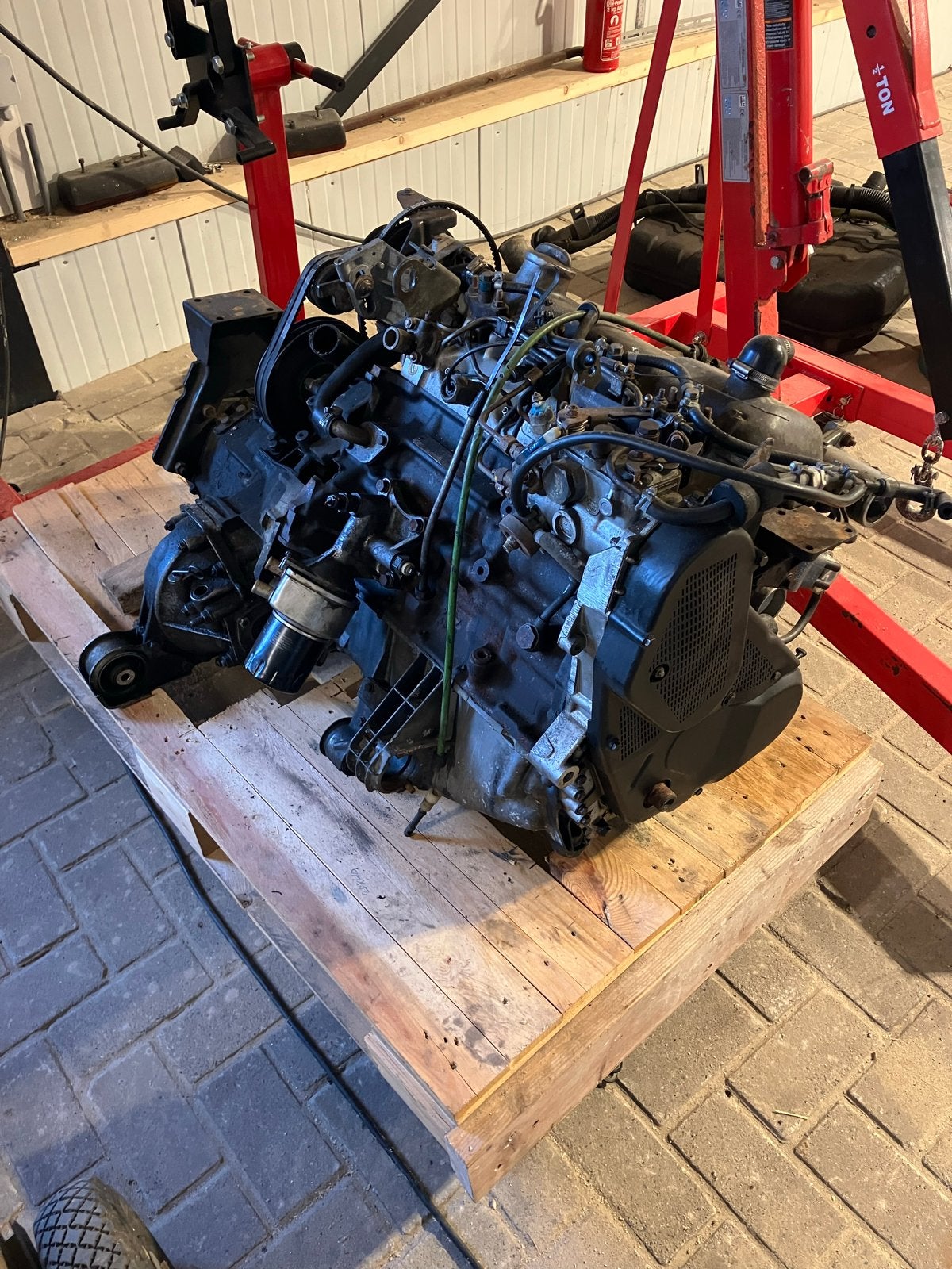 Peugeot Citroën Motor kapotte kop - Gereviseerd (10.000km), Auto-onderdelen, Ophalen, Gebruikt, Peugeot