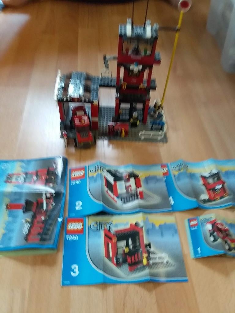 lego nr 7740 brandweer kazerne, Lego, Ophalen of Verzenden, Inclusief minifiguren, City