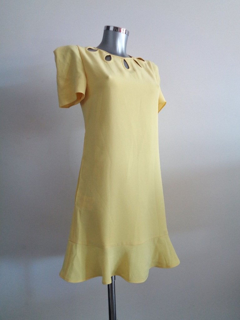 Moschino - Boutique Moschino jurk maat 36 origineel Nieuw, Geel, Nieuw, Knielengte, Maat 36 (S)