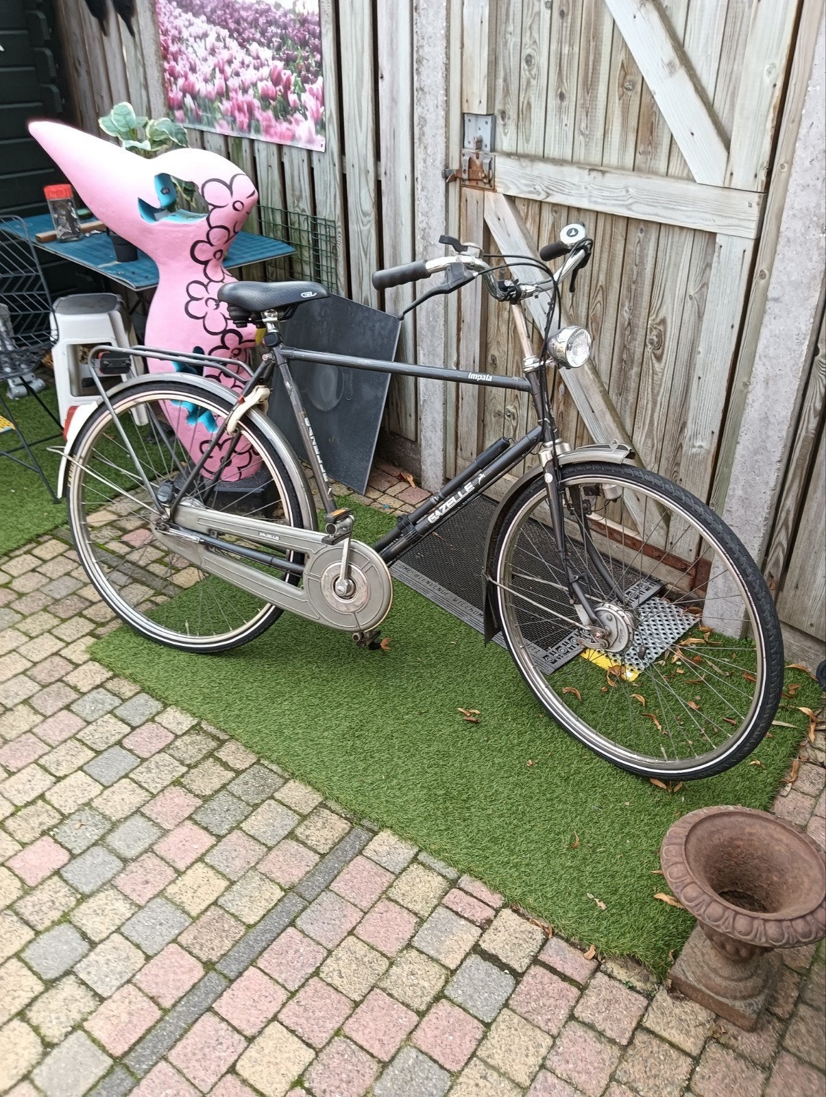 stadsfiets 59,50 gazelle., 57 tot 61 cm, Ophalen, Gebruikt, Gazelle