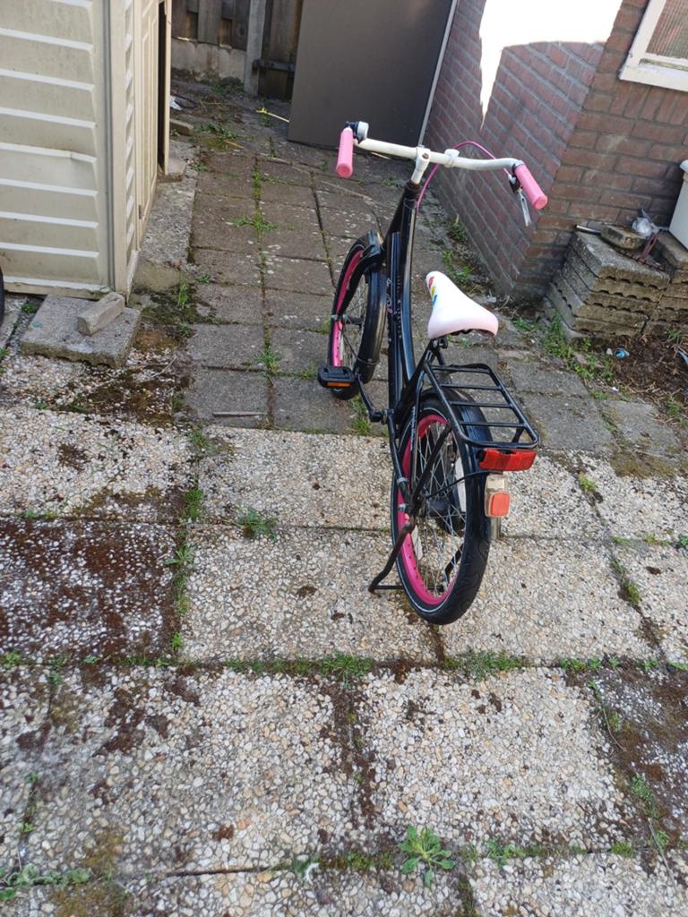 Meisjes fiets 20 inch, Minder dan 47 cm, Ophalen of Verzenden, Gebruikt