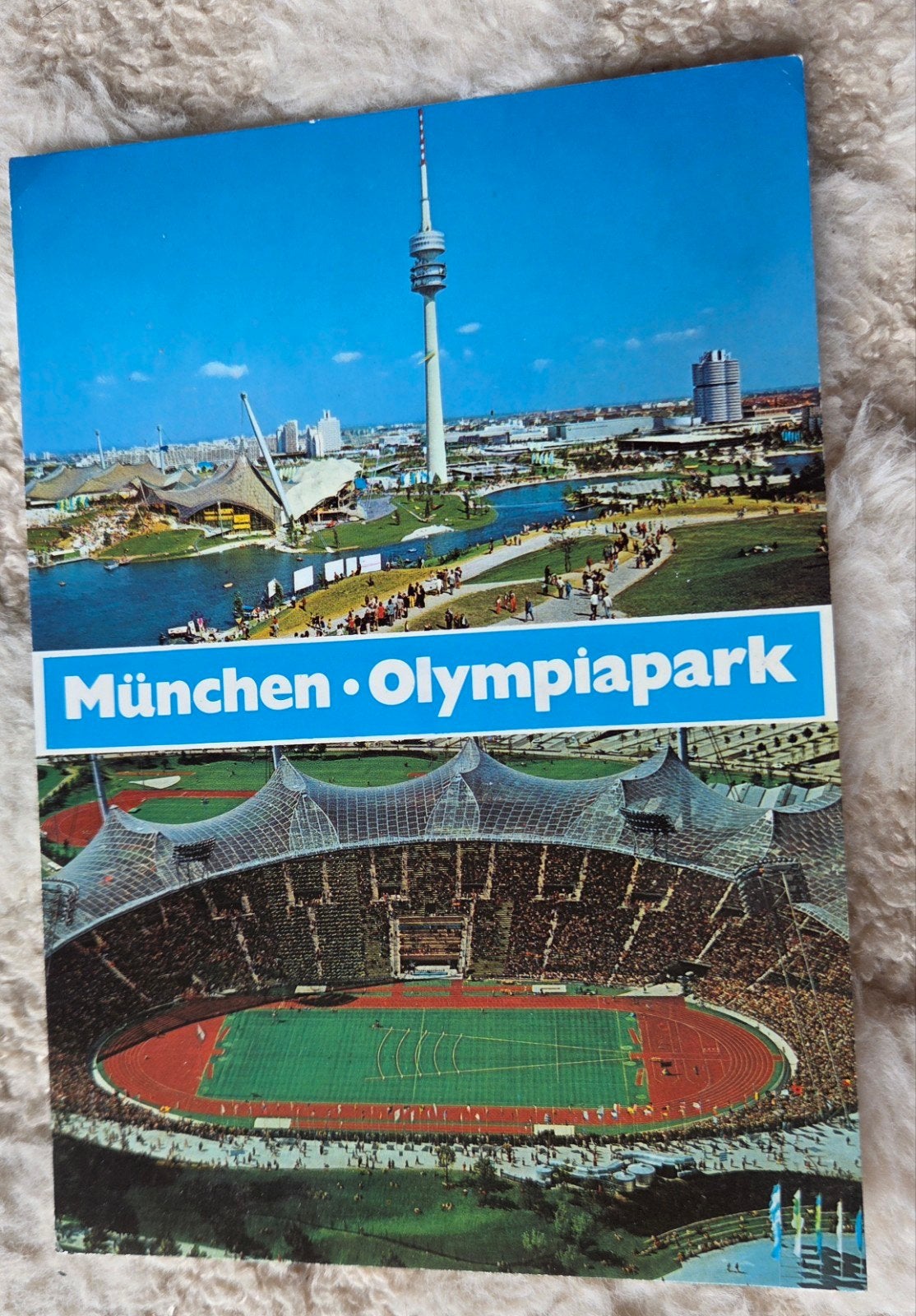München Olympiapark (1972), Verzamelen, Ansichtkaarten | Buitenland, Gelopen, Duitsland, 1960 tot 1980, Verzenden
