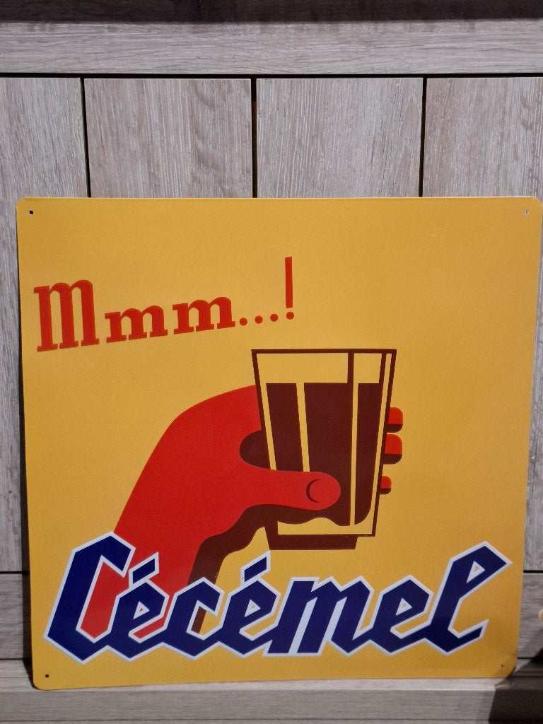 reclamebord Cecemel (zeldzaam), Verzamelen, Ophalen of Verzenden, Nieuw, Reclamebord