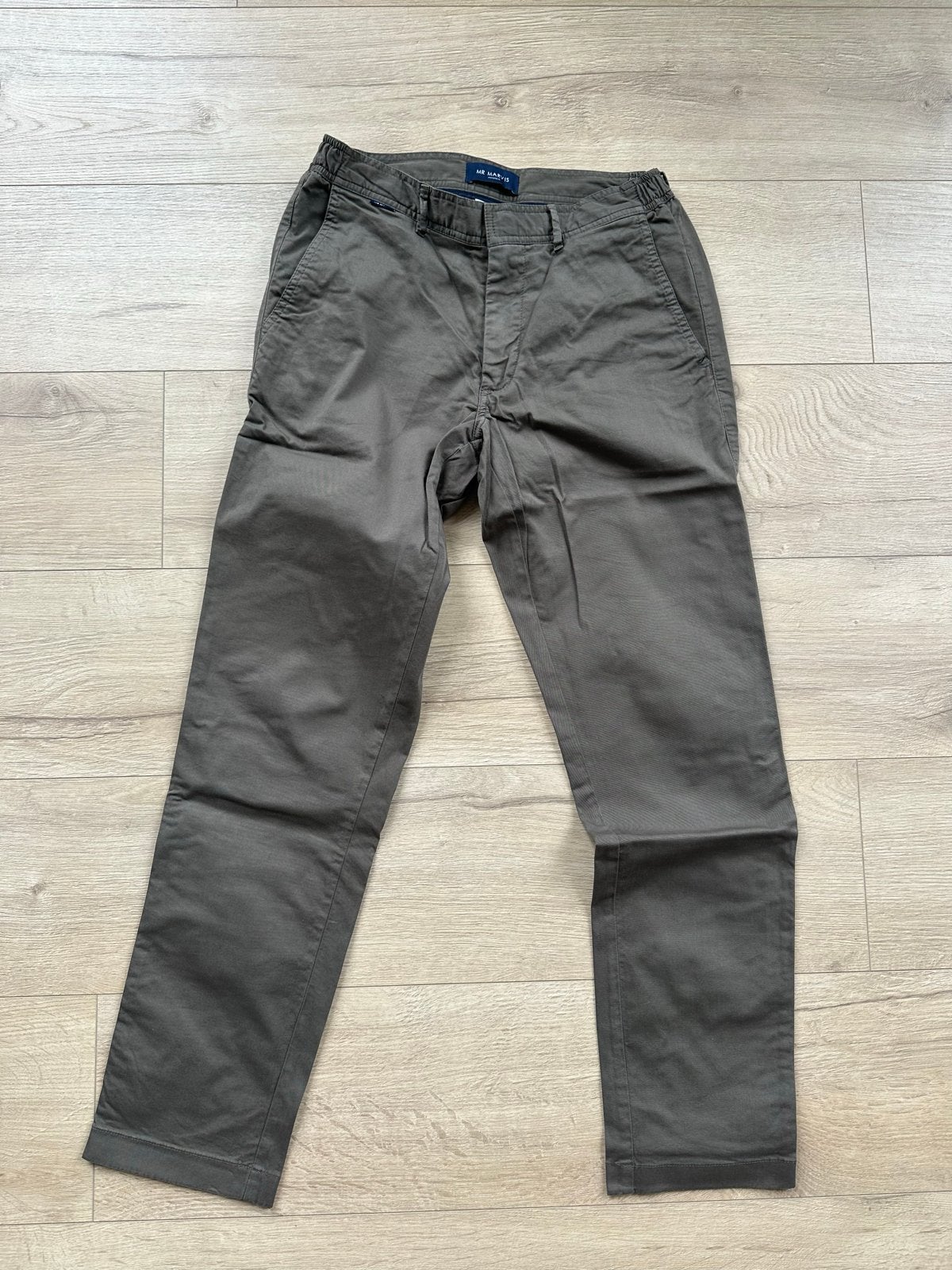 Mr. Marvis The Longs Sherlocks Chino W30 L30 Donkergroen, Ophalen, Zo goed als nieuw, Overige maten, Groen