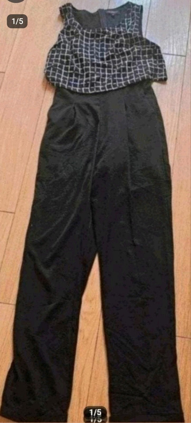 zwart jumpsuit, Ophalen of Verzenden, Zo goed als nieuw, Maat 36 (S), Zwart