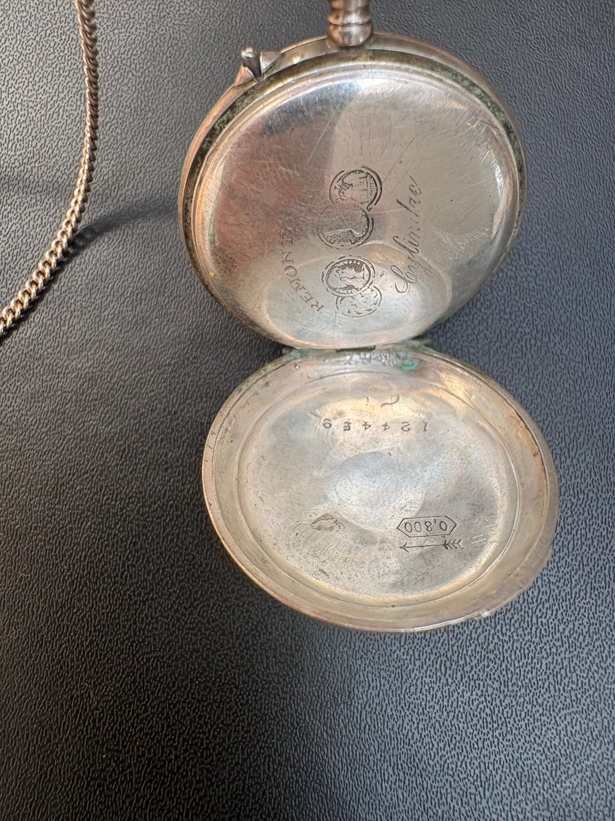 Antiek dames zakhorloge meer als 100 jaar oud., Ophalen of Verzenden, Zilver, Overige merken, Voor 1900
