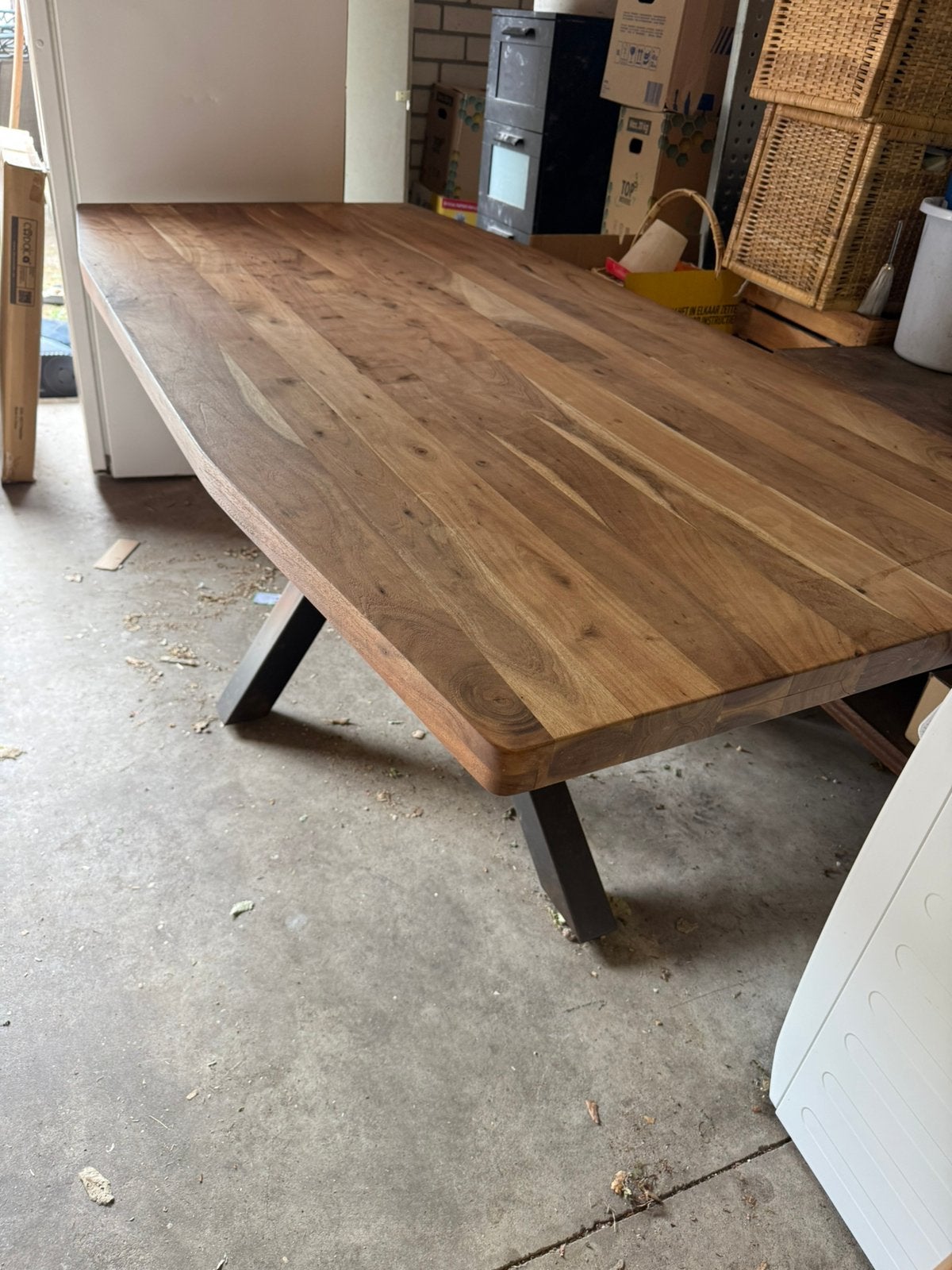 Eettafel henders en hazel quebec, Ophalen, Zo goed als nieuw, 75 cm of meer, 60 cm of meer