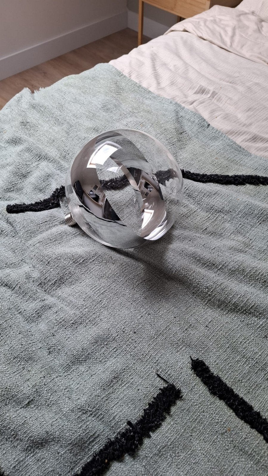 Zangra spiegel globe lamp, Ophalen, Nieuw