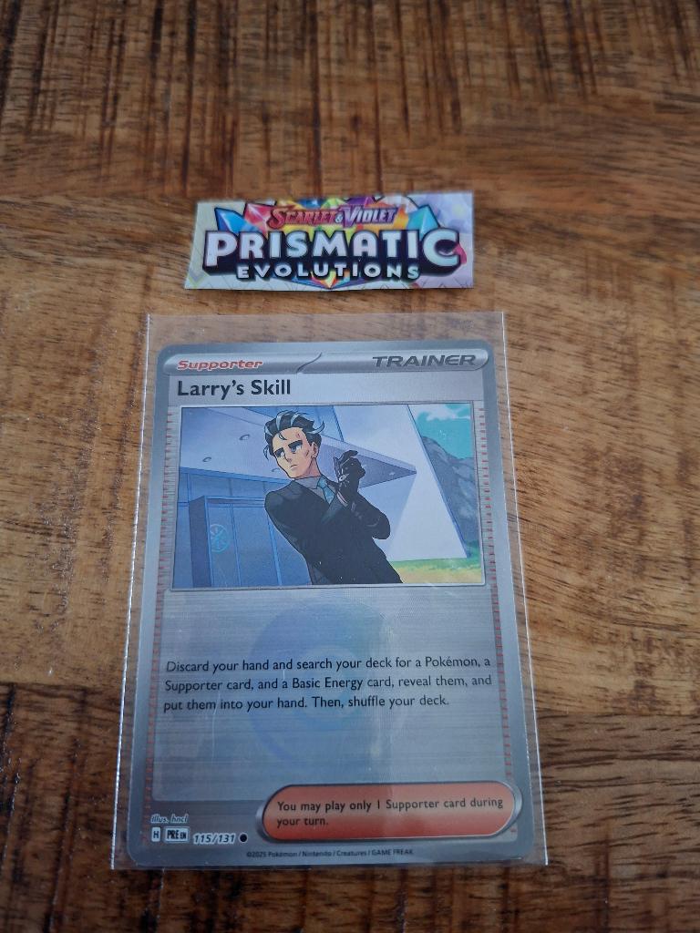 Pokemon – Larry’s Skill (xPRE 115/131) – Prismatic, Ophalen of Verzenden, Nieuw, Losse kaart, Foil