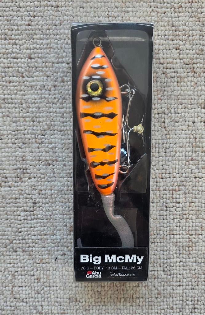 Abu Garcia Svartzonker Big Mcmy Tail -  Hot Pearl, Watersport en Boten, Hengelsport | Roofvissen, Ophalen of Verzenden, Nieuw