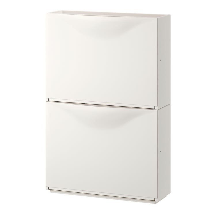 IKEA TRONES Opbergbakken - 5 stuks (3 zwart, 2 wit), Ophalen, Gebruikt