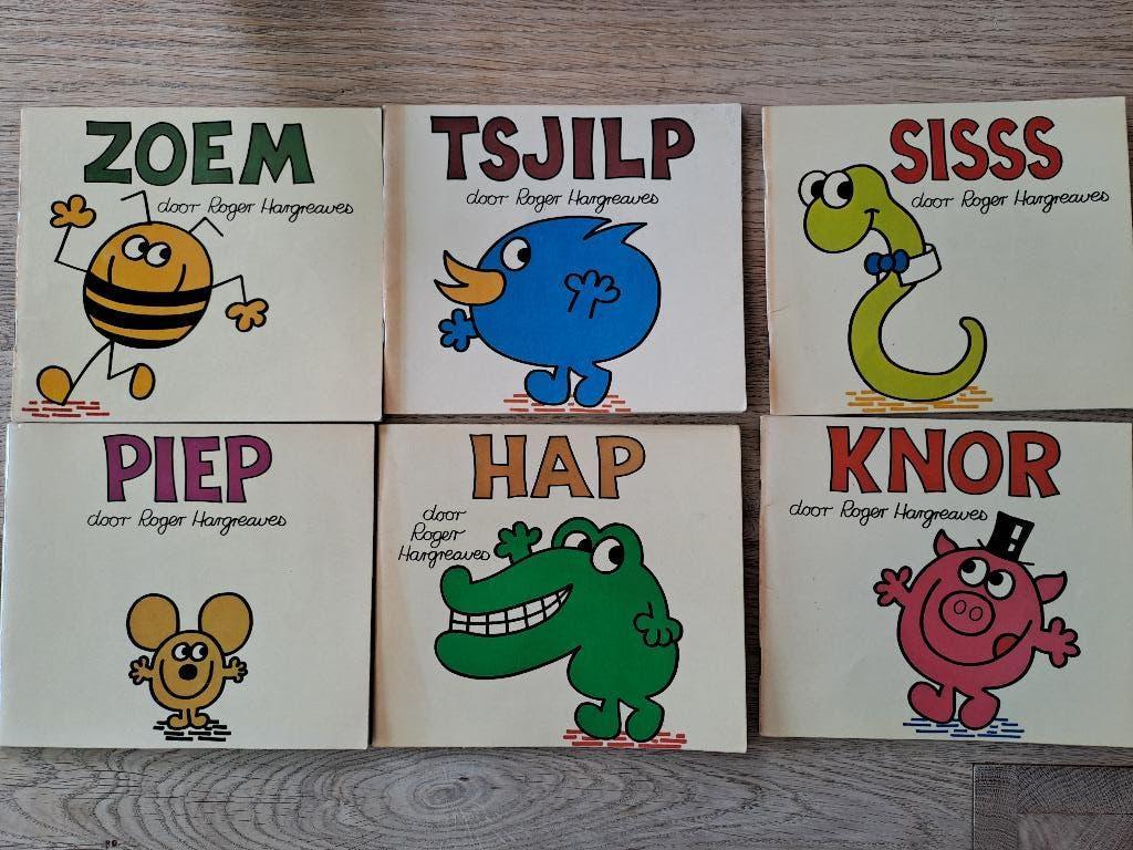 ROGER HARGREAVES. 6 X. BEWONERS DOEDELDIEDAM.  1978., Gelezen, Fictie algemeen, Roger Hargreaves, Ophalen of Verzenden