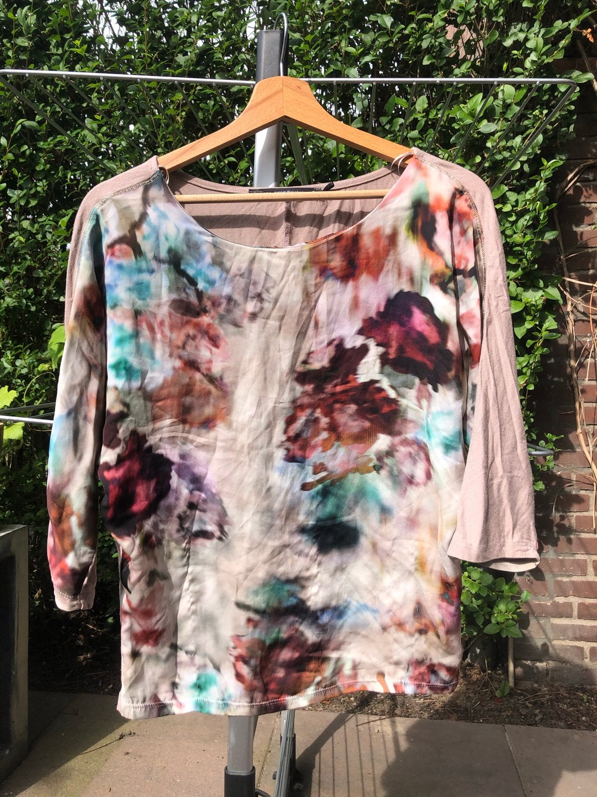Steps, every day chic blouse met kleurrijke print, Meerkleurig, Ophalen of Verzenden, Korte mouw, Maat 36 (S)