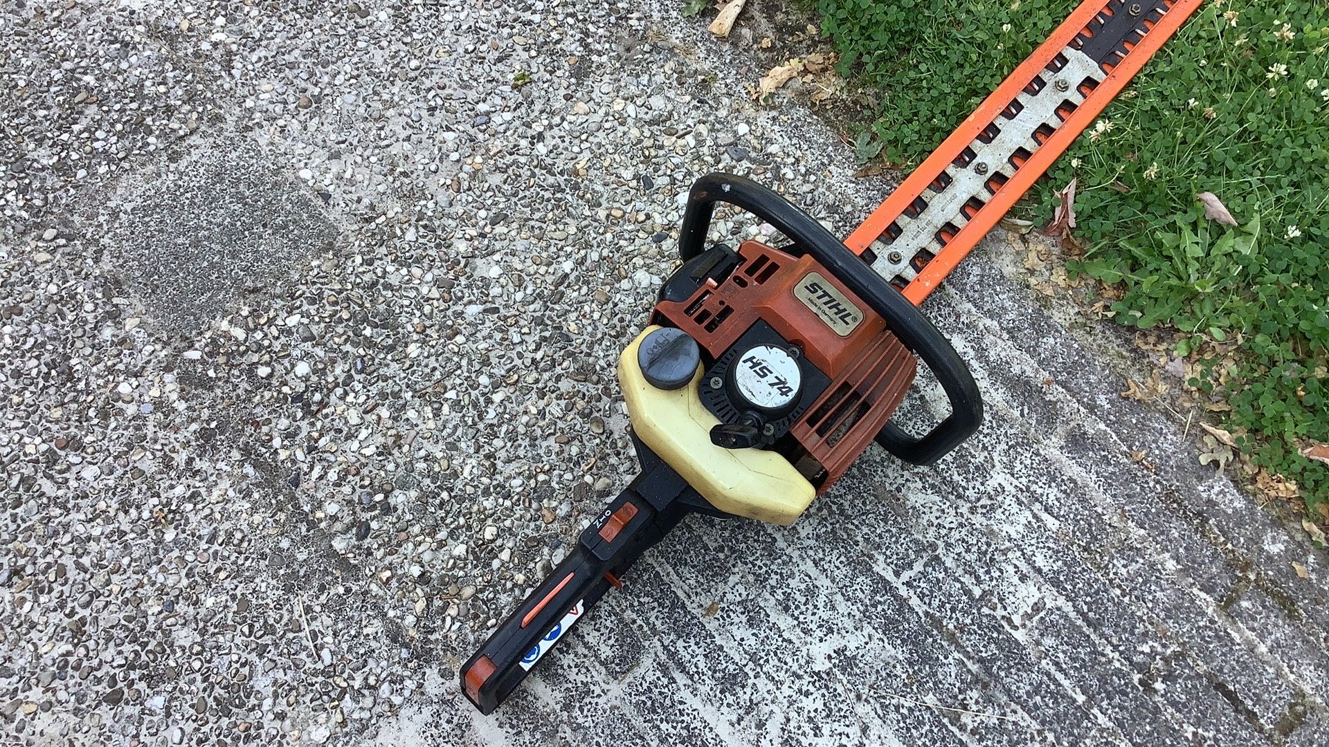 Stihl heggenschaar, Ophalen, Gebruikt, Benzine