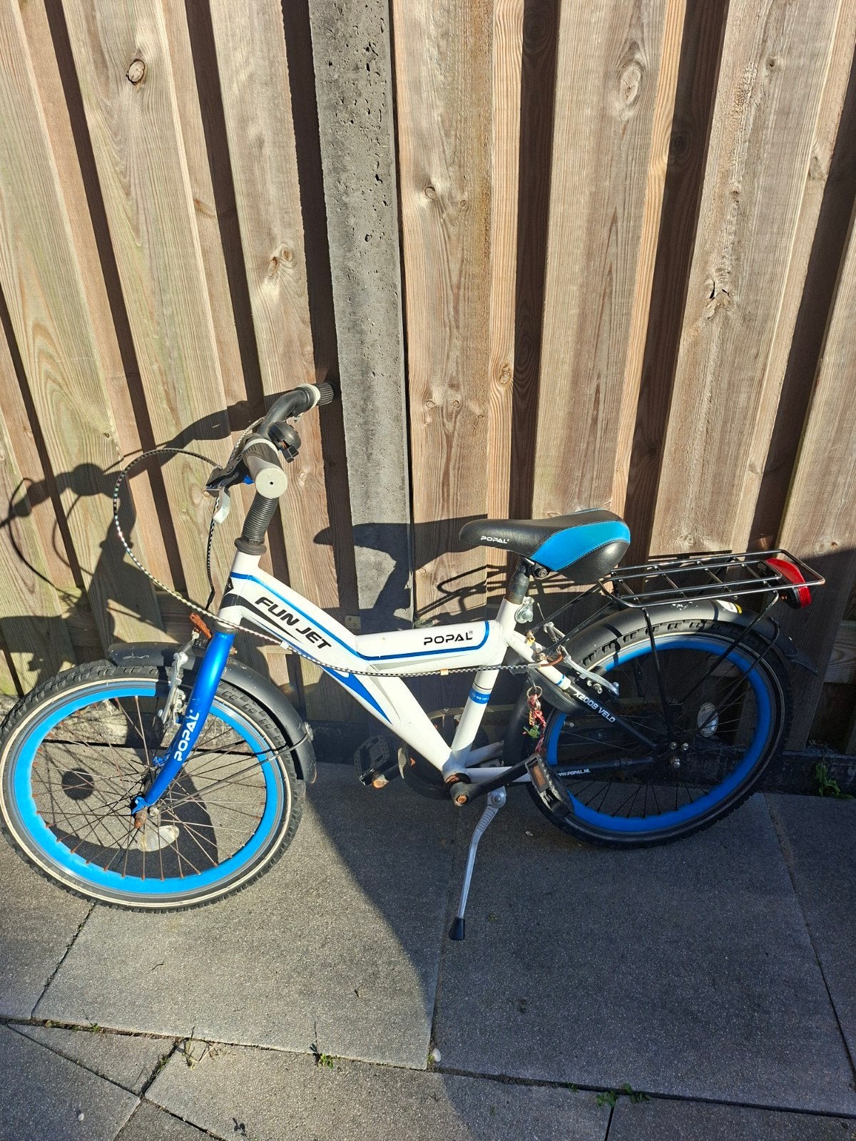 jongens fiets 20 inch - Blauw/Wit, Ophalen, Gebruikt, 20 inch of meer, Popal