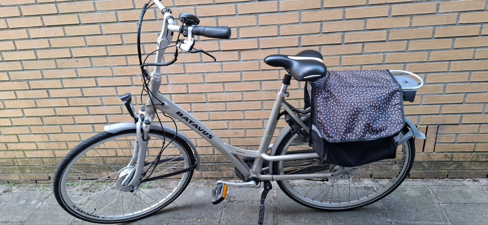 Batavus elektrische fiets met fietstassen, Ophalen, Gebruikt, Batavus, 51 tot 55 cm
