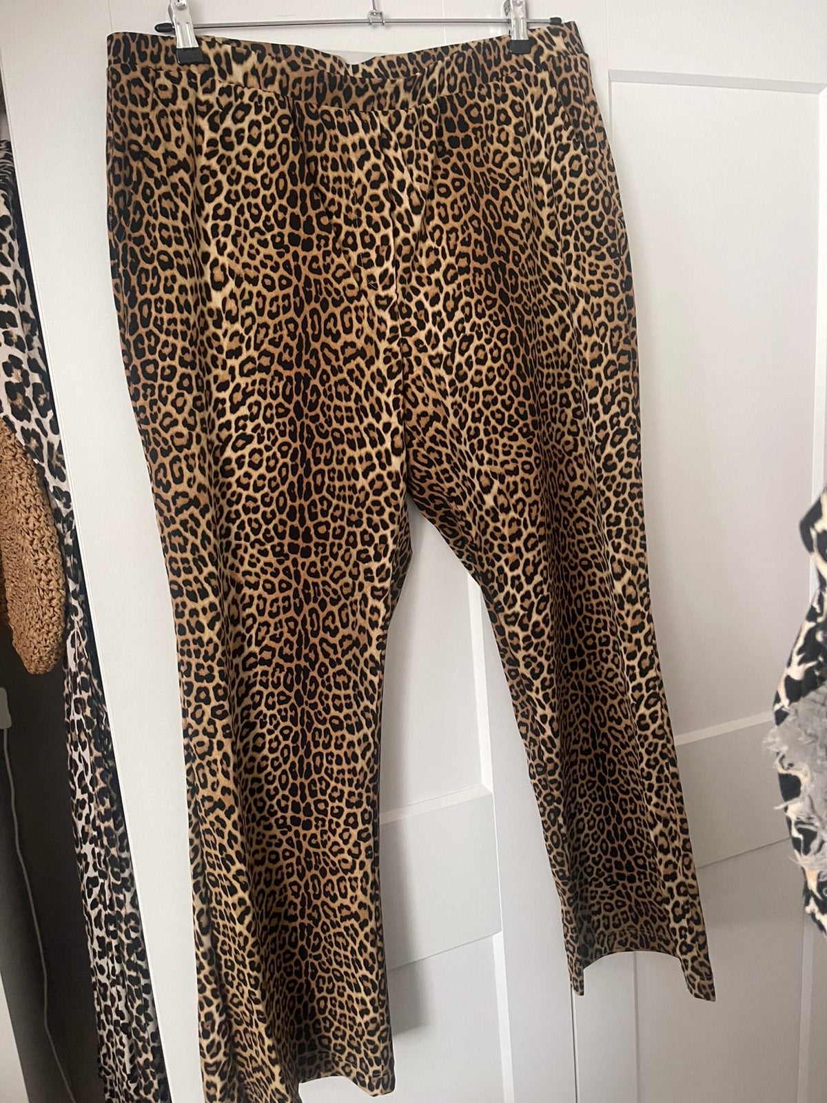 EXPRESSO - flared broek panterprint maat 46, Verzenden, Zo goed als nieuw, Maat 46/48 (XL) of groter, Lang