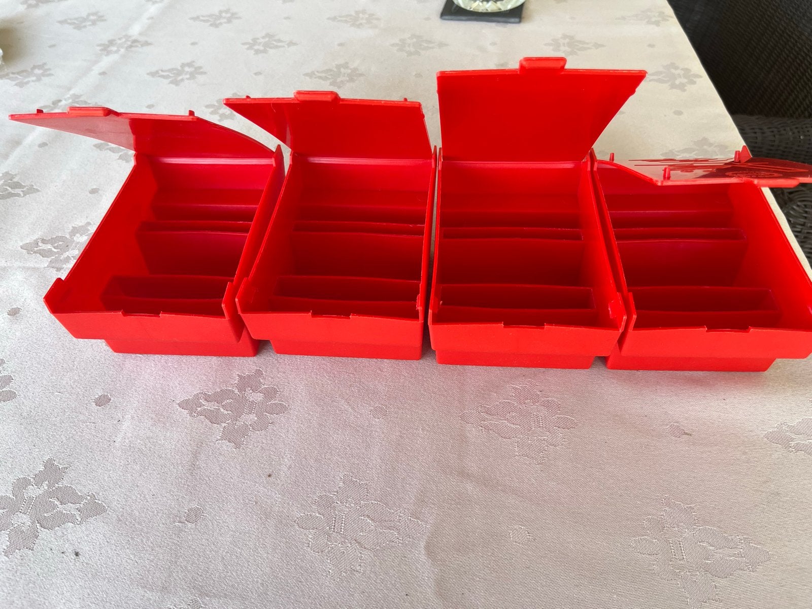 Bridge Bidding Boxes Set met Accessoires, Hobby en Vrije tijd, Drie of vier spelers, Ophalen, Gebruikt