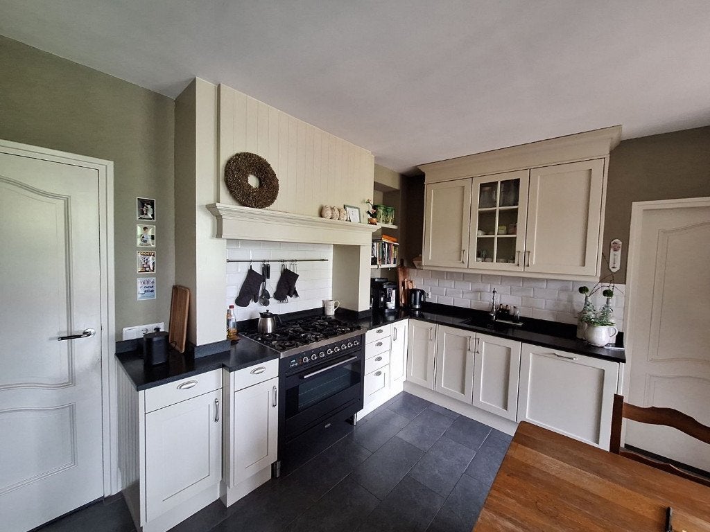 Landelijke keuken, Huis en Inrichting, Keuken | Complete keukens, Ophalen, Gebruikt, Hoekkeuken, Graniet of Steen