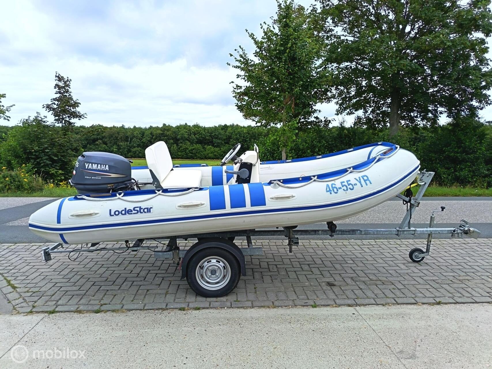 Lodestar RIB 410 Open | Yamaha 25 PK 4-takt | Boottrailer, Gebruikt, Lodestar, Benzine, Lodestar