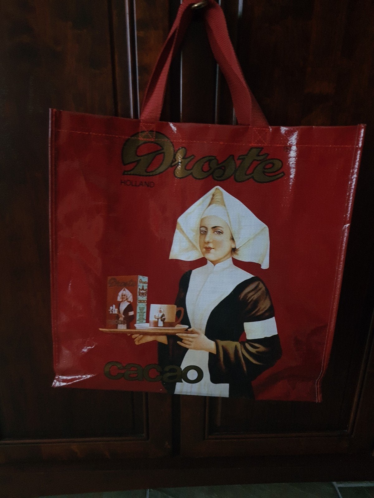 Droste Cacao boodschappentas - Vintage look, Ophalen