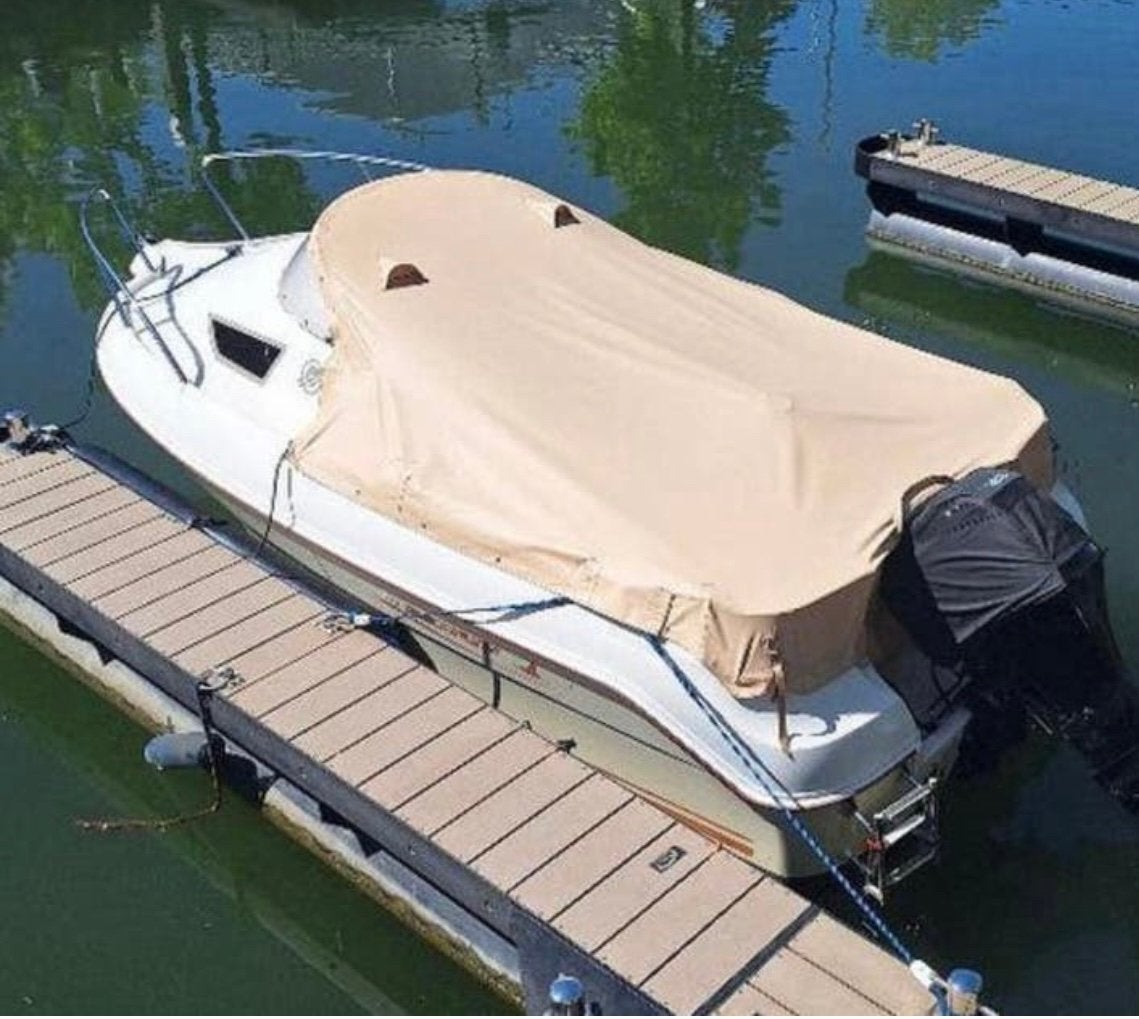Nette quicksilver 470 cabin + 50 pk, Ophalen, Viertaktmotor, Zo goed als nieuw, 30 tot 50 pk