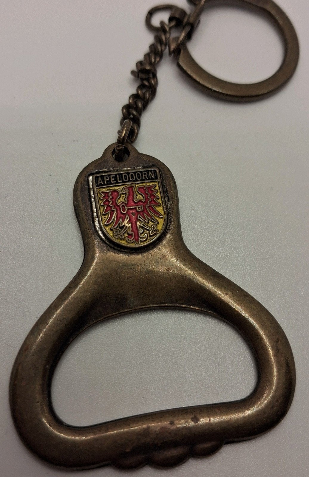 Apeldoorn sleutelhanger met flesopener, Ophalen of Verzenden, Gebruikt, Stad of Land