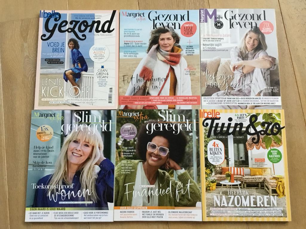 Diverse Margriet, Libelle en Gezond Magazines, Boeken, Tijdschriften en Kranten, Ophalen of Verzenden, Gelezen, Damesbladen
