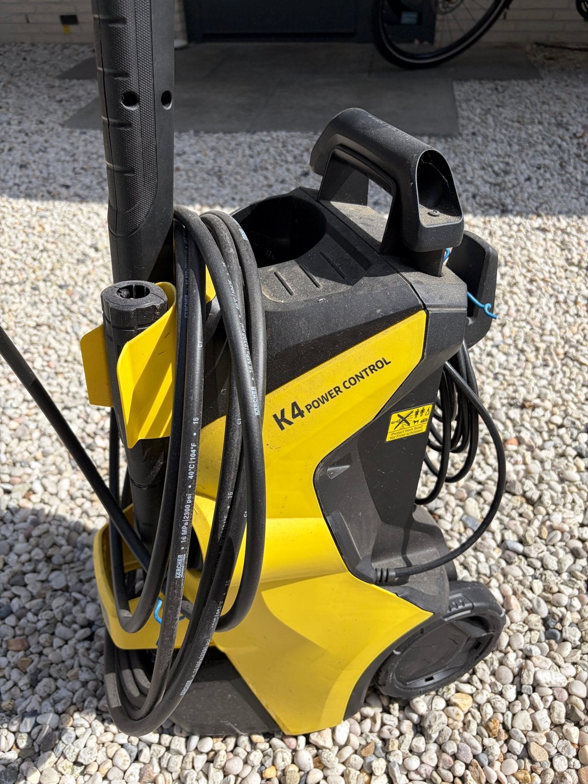 Kärcher K4 Power Control hogedrukreiniger met terrasreiniger, Ophalen, Gebruikt, Elektrisch, Met regelbare waterdruk
