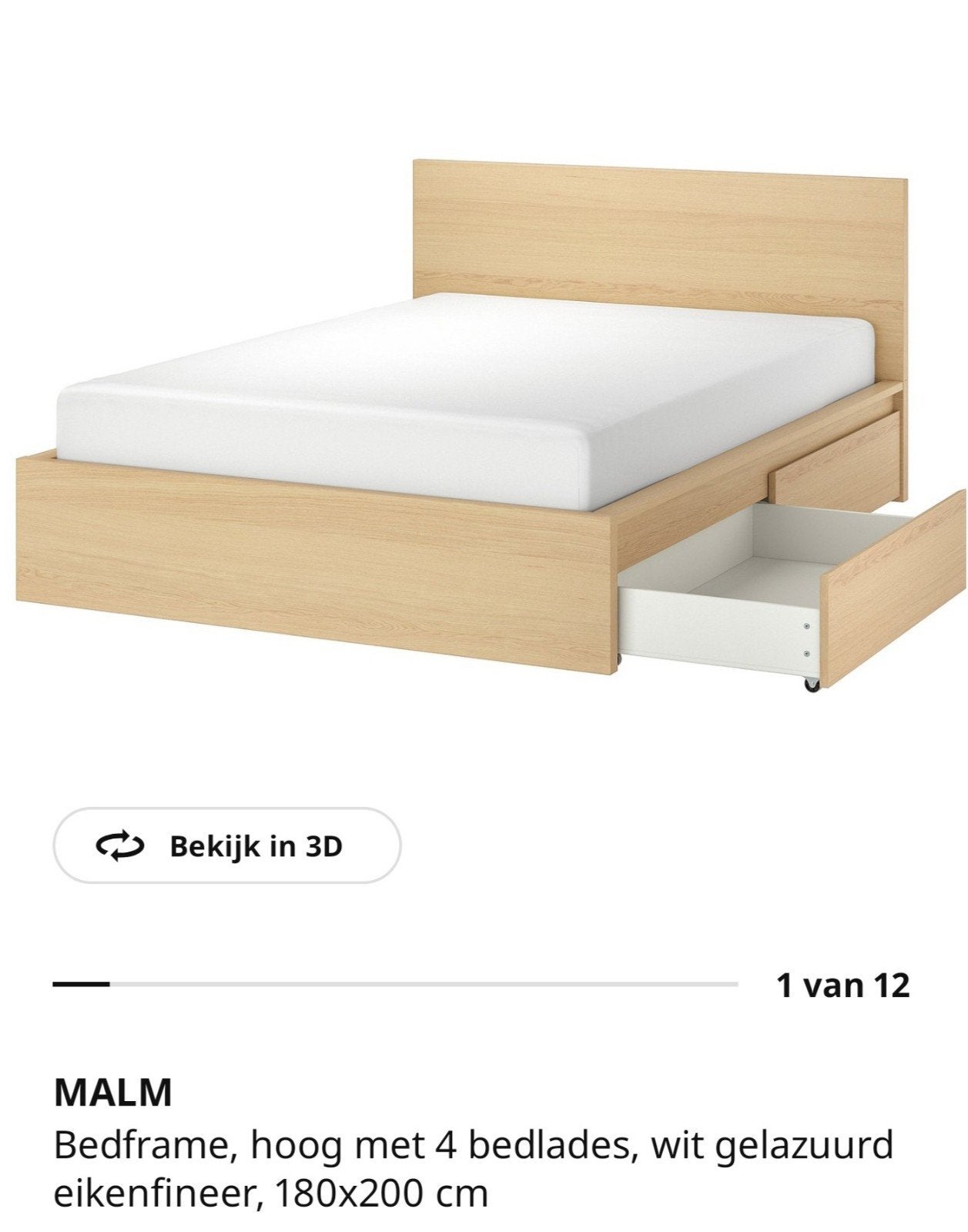 Gratis af te halen bed, Huis en Inrichting, Gebruikt, Overige kleuren, Tweepersoons, Ophalen of Verzenden