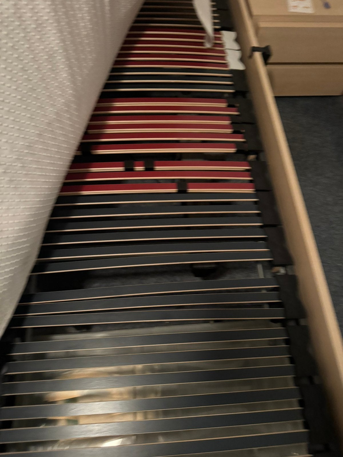 2 persoons met met elektrische latten bodem, Huis en Inrichting, Ophalen, Gebruikt, 90 cm, Tweepersoons