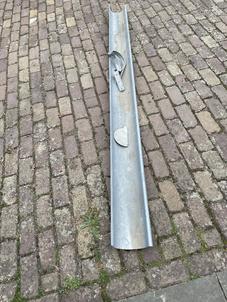 Zinken dakgoten, Ophalen, Gebruikt, Minder dan 20 mm, 2 tot 4 meter