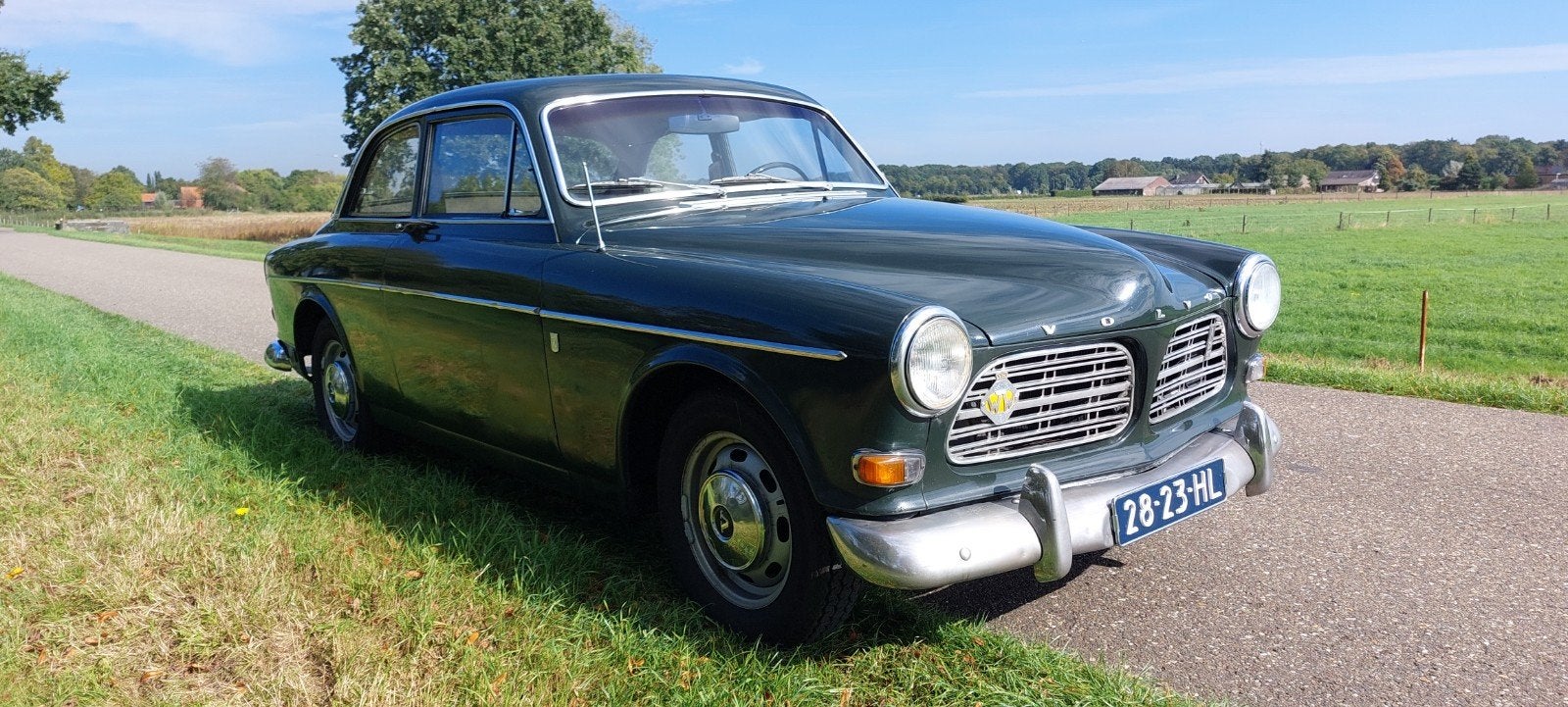 Volvo Amazon P131/121 B20 1969 Groen, Overige modellen, 10 km/l, Bruin, Handgeschakeld