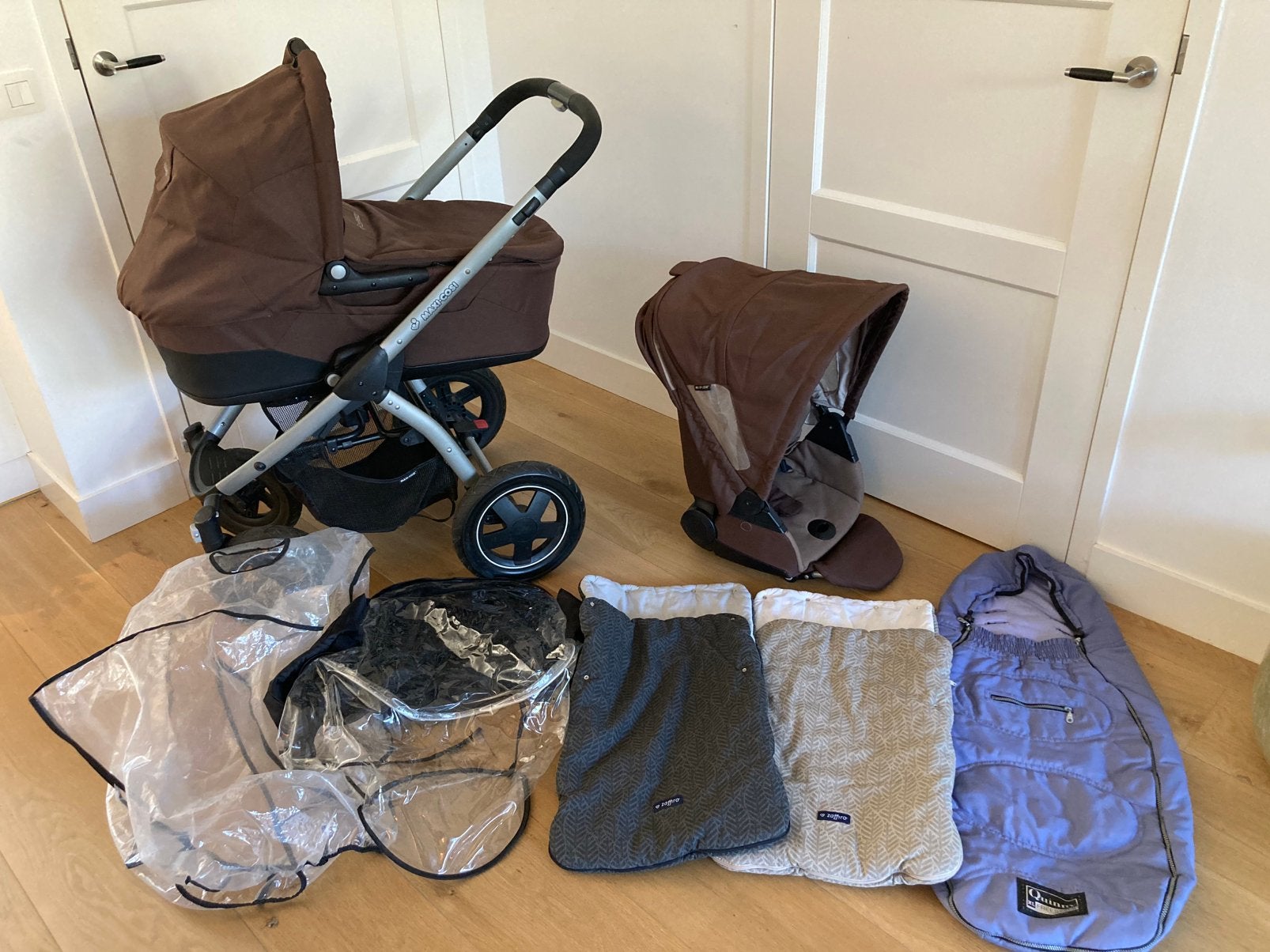 Maxi-Cosi Mura Plus kinderwagen met accessoires - €140, Gebruikt, Met reiswieg, Maxi-Cosi, Ophalen
