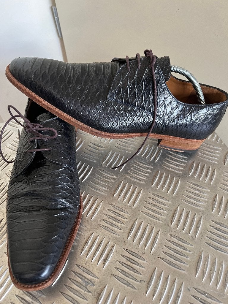 Chique donkerblauwe heren schoenen  van BOMMEL, Blauw, Floris van Bommel, Ophalen of Verzenden, Zo goed als nieuw