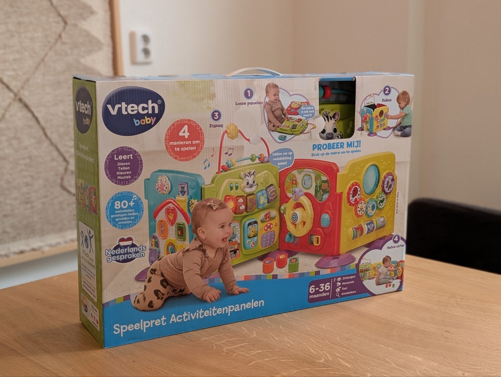 VTech Baby Speelpret Activiteitenpanelen - Nieuw in doos, Ophalen of Verzenden, Nieuw, Overige typen, Met geluid