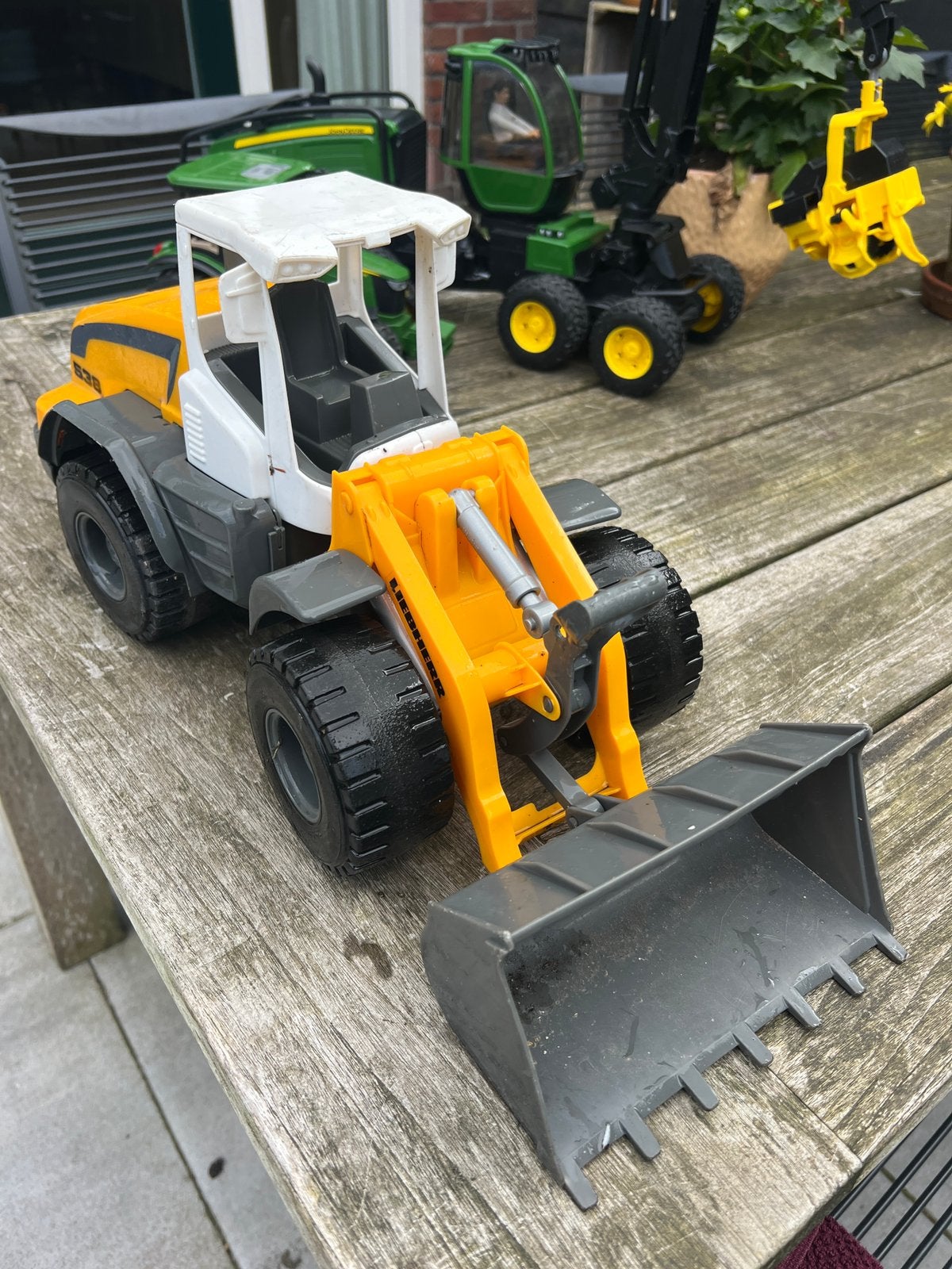 Bruder Liebherr L538 wiellader speelgoed, Ophalen, Gebruikt