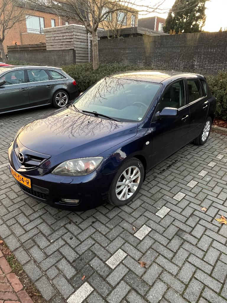 Mazda 3 1.6 Hatchback 2009 Blauw, Auto's, Mazda, Particulier, ABS, Airbags, Automatische klimaatregeling, Centrale vergrendeling
