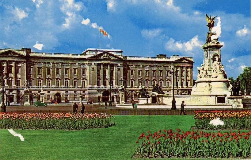 Londen - Buckingham Palace, Ophalen of Verzenden, 1960 tot 1980, Ongelopen, Engeland