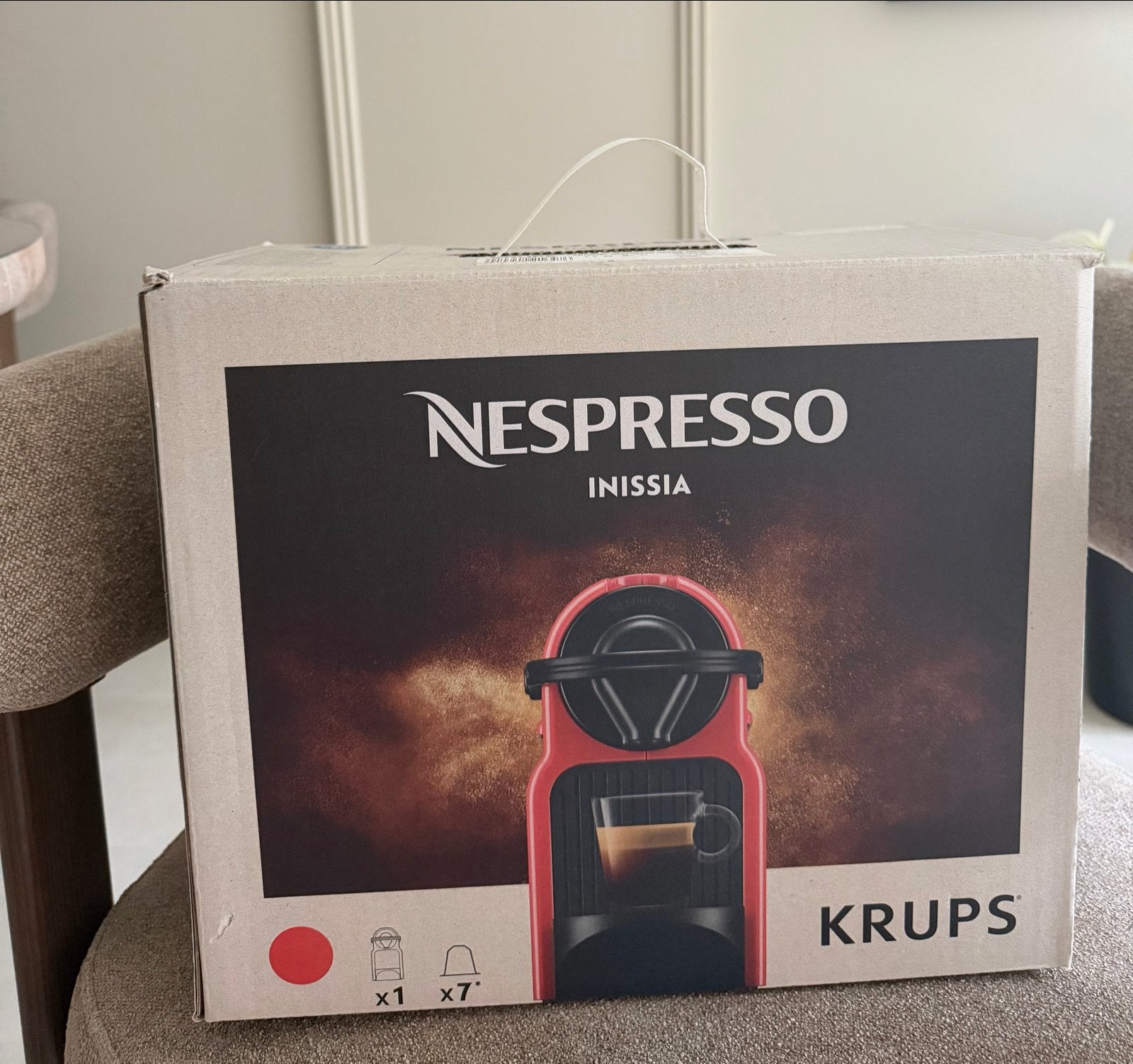 Nespresso Inissia koffieapparaat – Nieuw & ongeopend, Espresso apparaat, Nieuw, Ophalen of Verzenden, 1 kopje