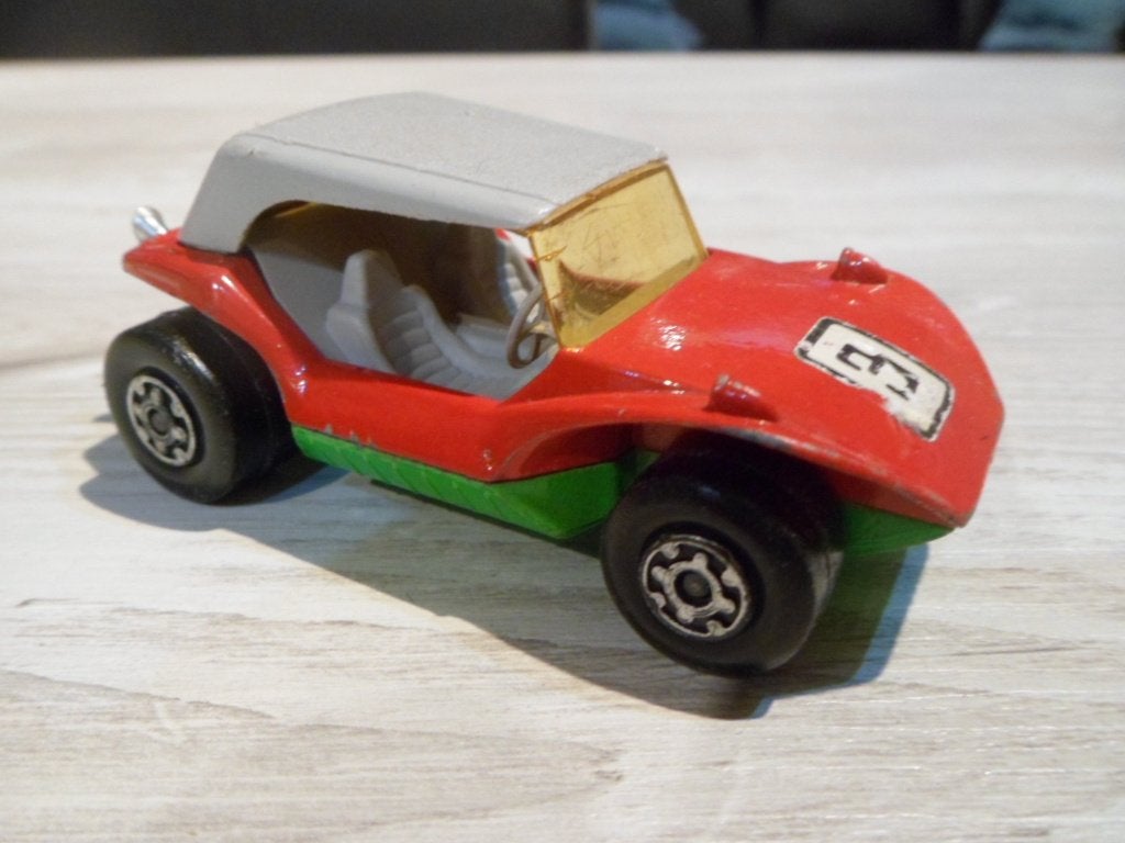 Matchbox K37 - Sand Cat Buggy [rood] 1/40, Ophalen of Verzenden, Gebruikt, Auto