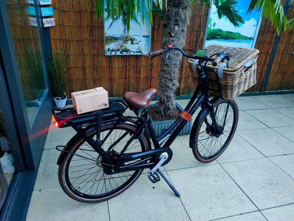 STELLA E-bike DOLCE damesfiets transport-fiets Voorwielmotor, Fietsen en Brommers, Gebruikt, (Extra) lage instap, 47 tot 50 cm