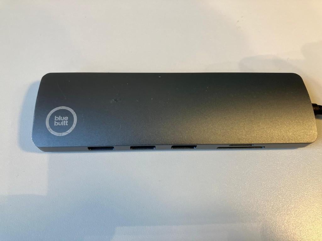 BlueBuilt 9-in-1 USB-C Docking Station - Topstaat, Computers en Software, Dockingstations, Gebruikt, Docking station, Laptop, Ophalen