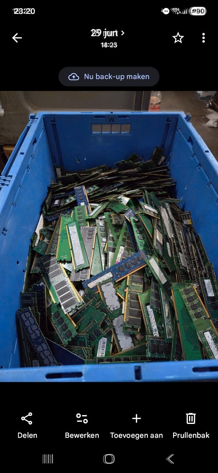 Ram geheugen per kilo gezocht, Computers en Software, Ophalen of Verzenden, Desktop