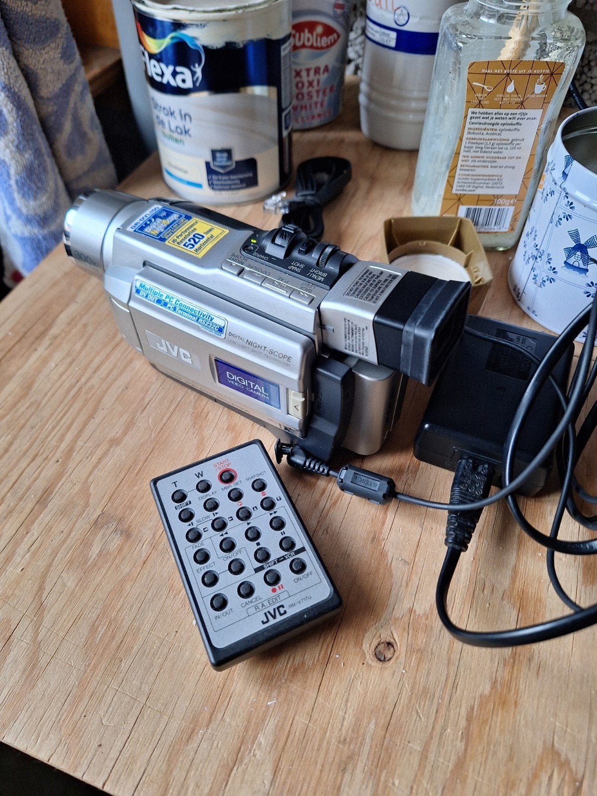 JVC GR-DVL150E mini dv camcorder, Ophalen, Mini dv, JVC, 20x of meer