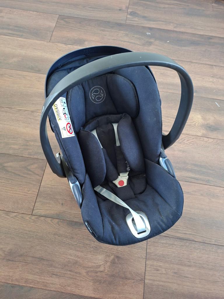 Autostoel Cybex platinum Cloud Z i-Size blauw, Gebruikt, Isofix, 0 t/m 13 kg, Ophalen
