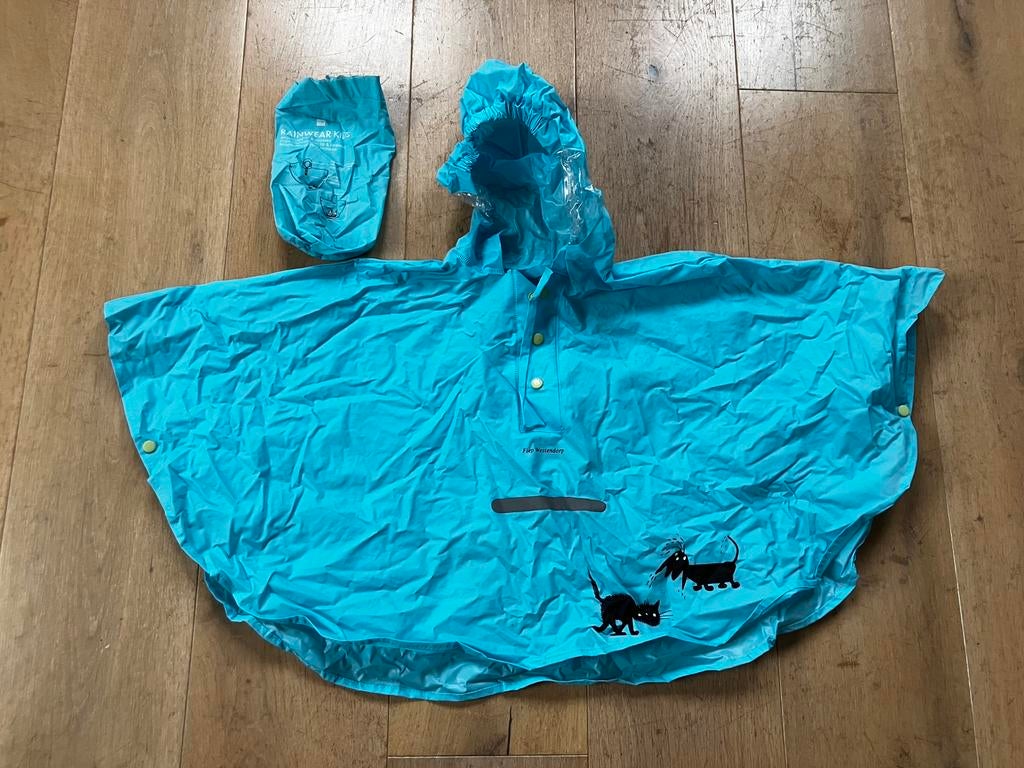 Gratis regencape maat 86/92, Ophalen of Verzenden, Gebruikt, Jongen of Meisje, Jas
