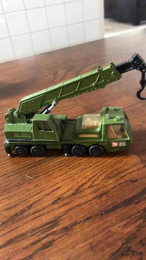 Matchbox Hercules mobile crane K 12 K113, Hobby en Vrije tijd, Modelauto's | 1:50, Ophalen of Verzenden, Gebruikt, Bus of Vrachtwagen